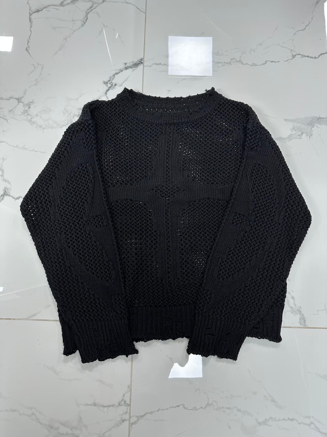 떠그클럽 블랙 니트 상품이미지1