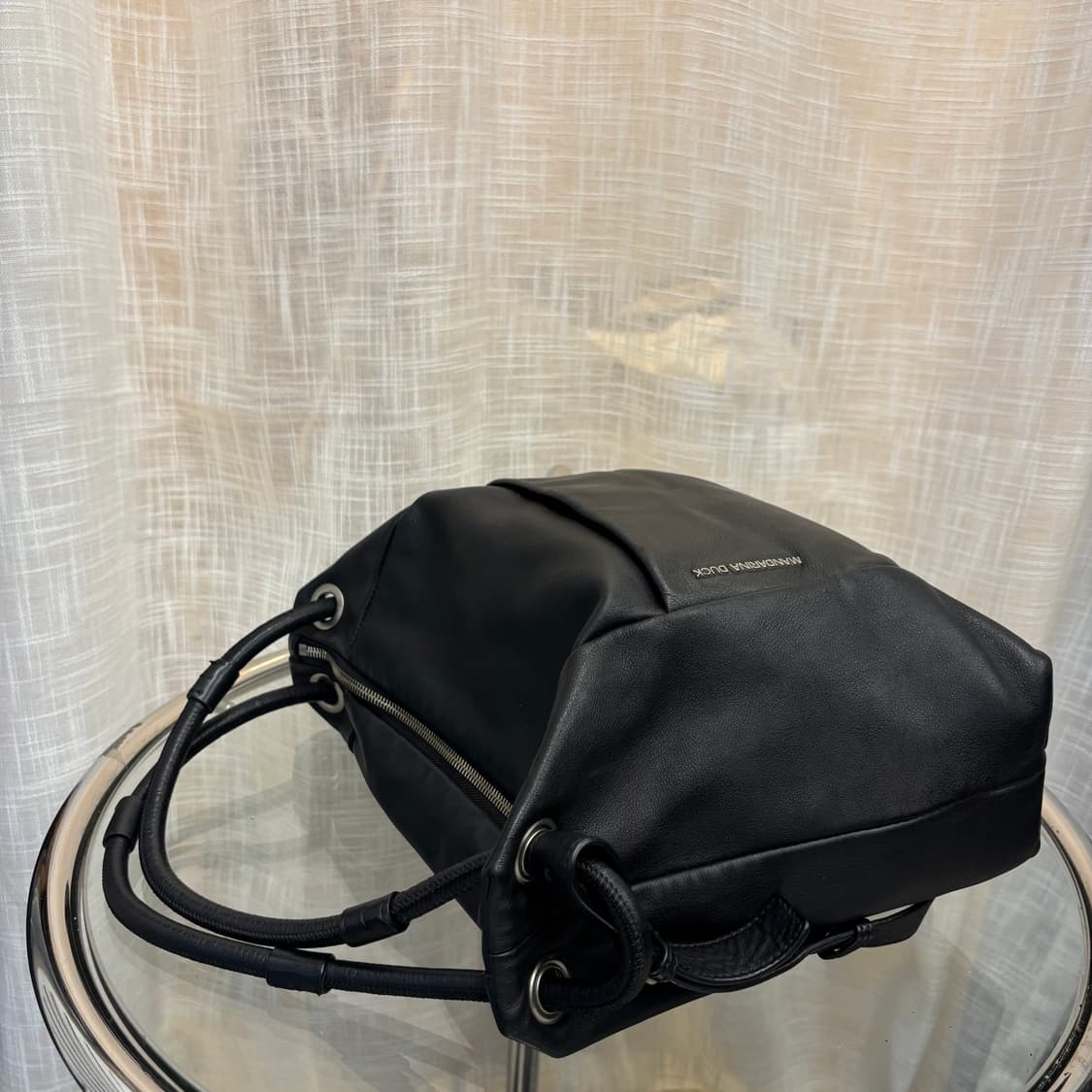 정품 만다리나덕 가죽 토트백 겸 숄더백    상품이미지6