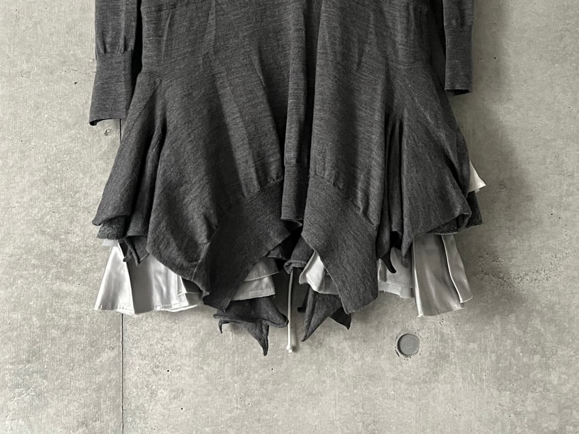 Sacai Luck 긴팔 니트 드레스 상품이미지4