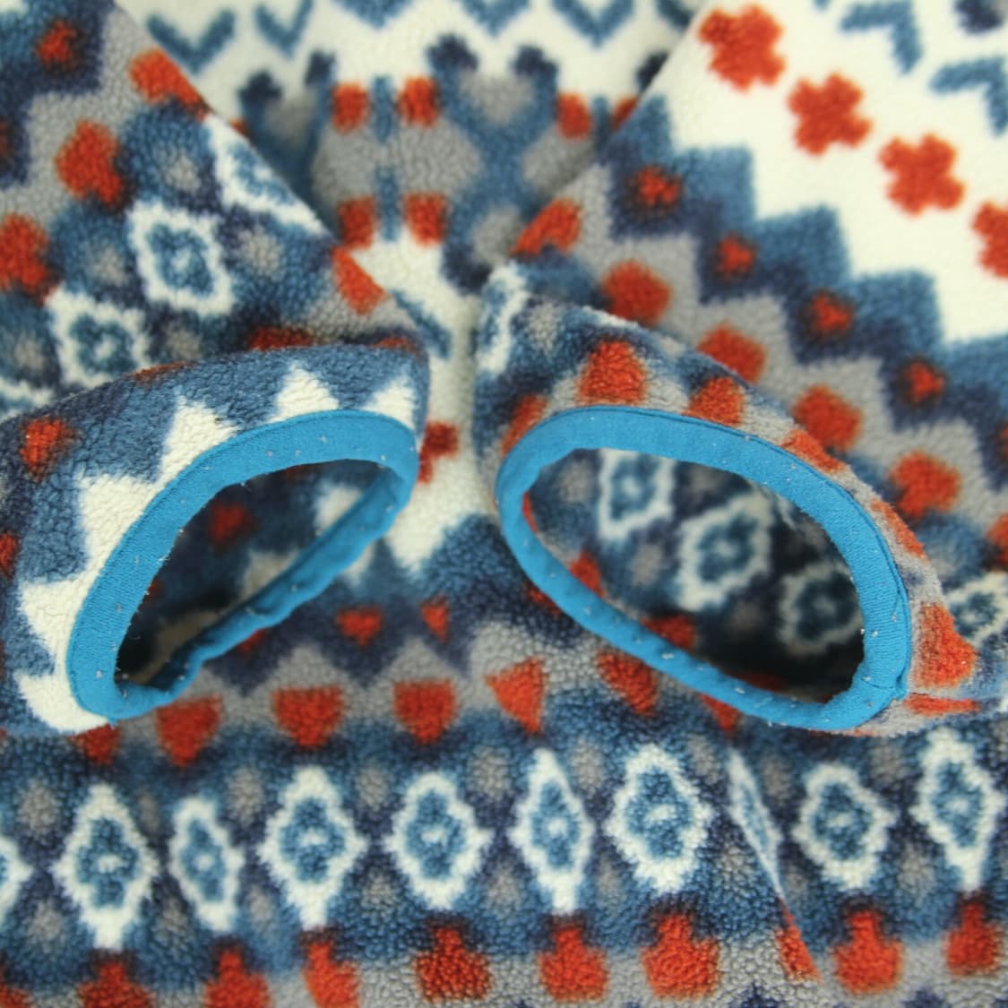 15FW 파타고니아 신칠라 스냅-T 아이보리/블루 아즈텍 패턴 멕시코 상품이미지5