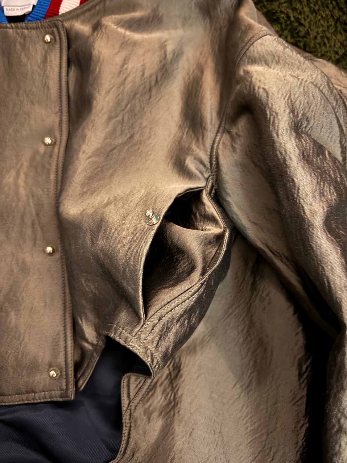 [36] Esteban Cortazar 에스테반 코르타자르 사틴 봄버 상품이미지5