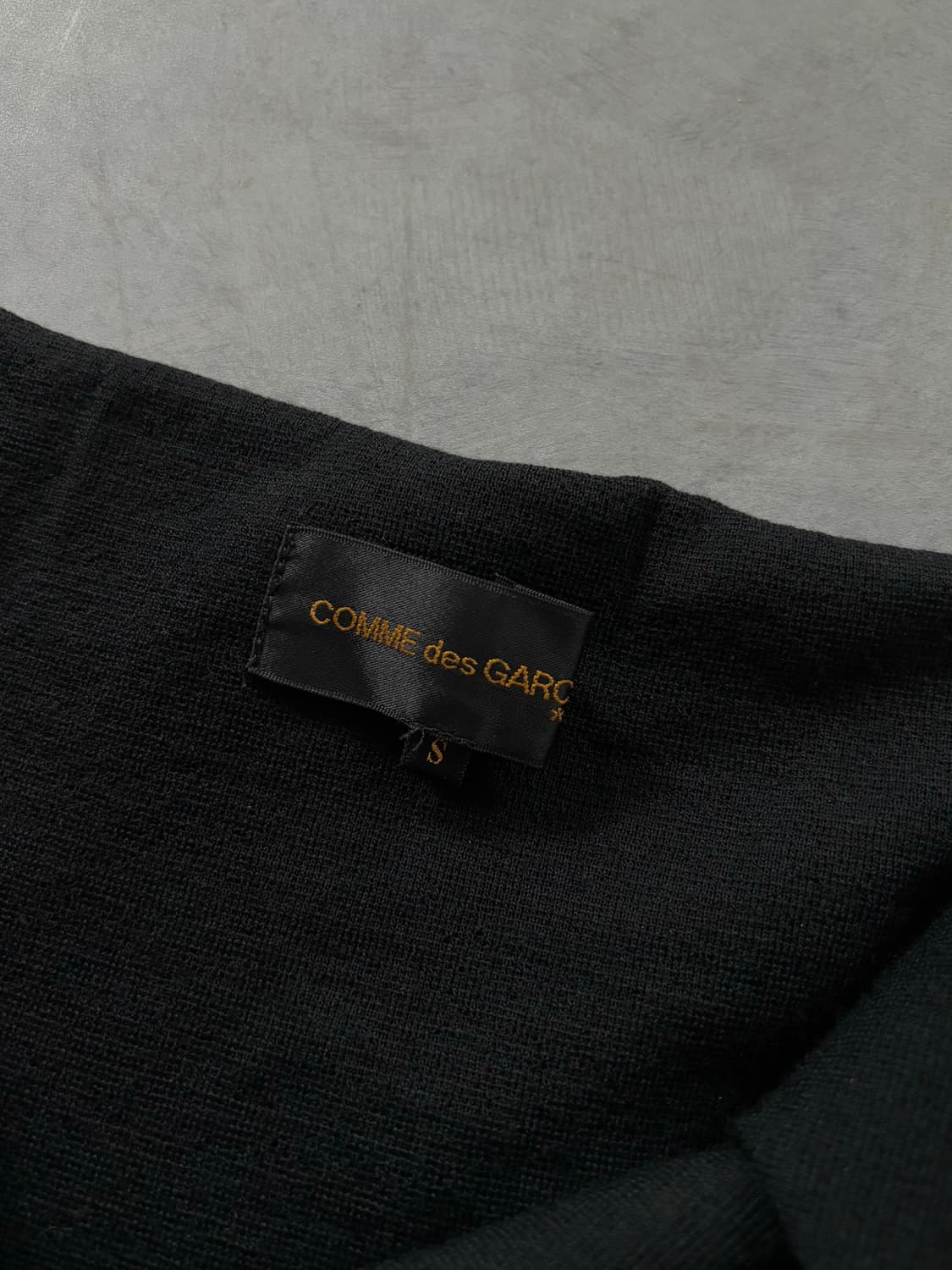 Comme des Garcons 꼼데가르송 블랙 울 카라 가디건 상품이미지8