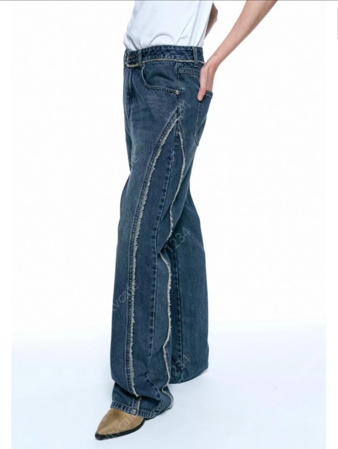 인사일런스 우먼 테슬 데님 상품이미지1