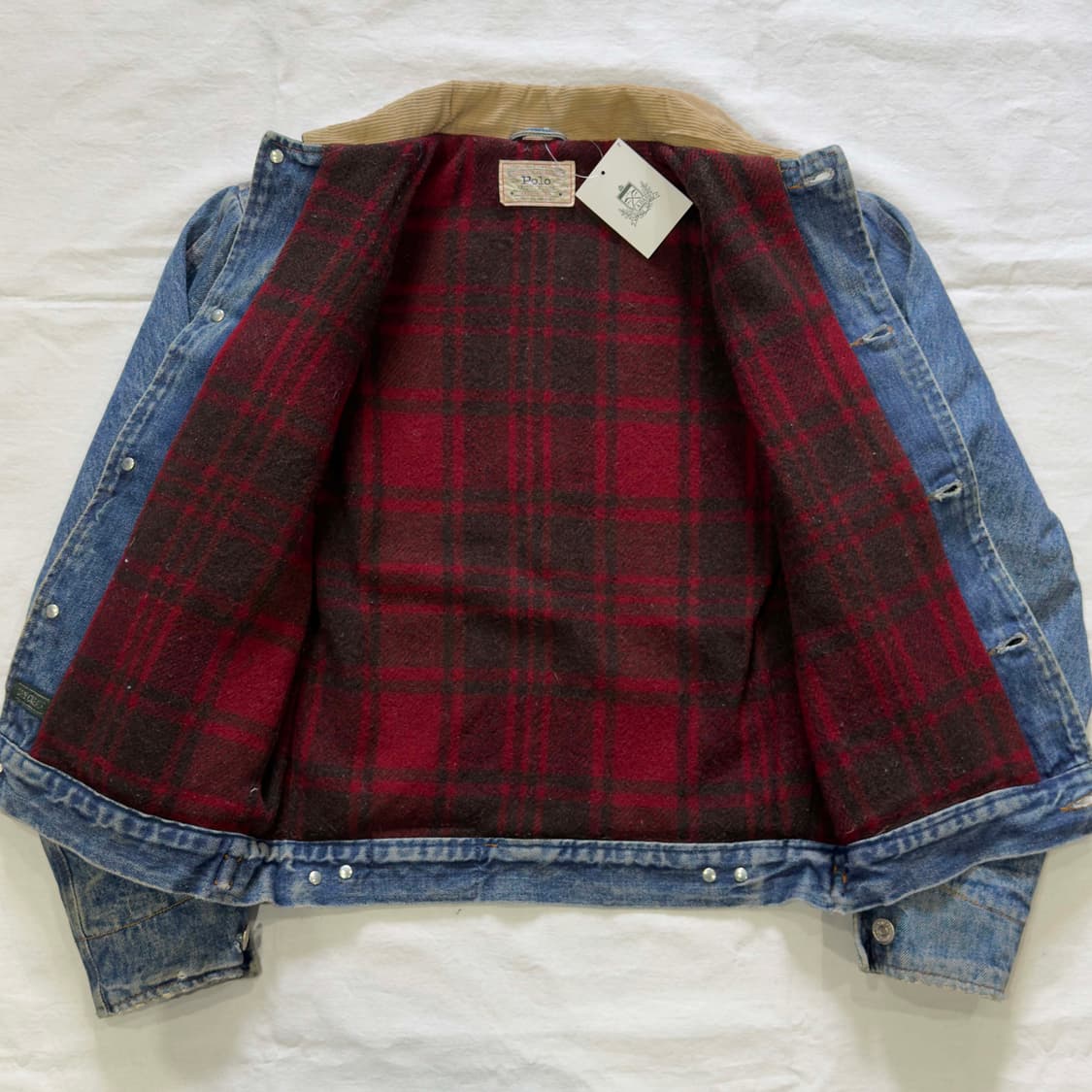 80s 폴로 랄프로렌 덩가리 데님 재킷 USA 상품이미지6