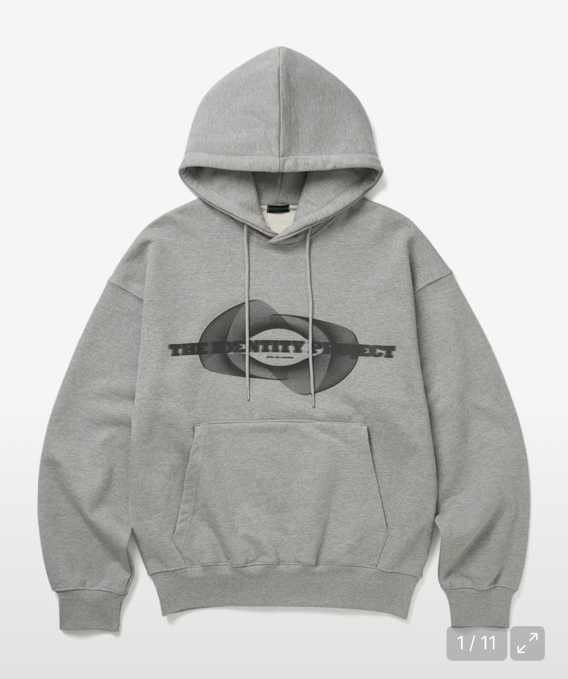 더 아이덴티티 프로젝트 오버핏 후디 멜란지 [L] 상품이미지1