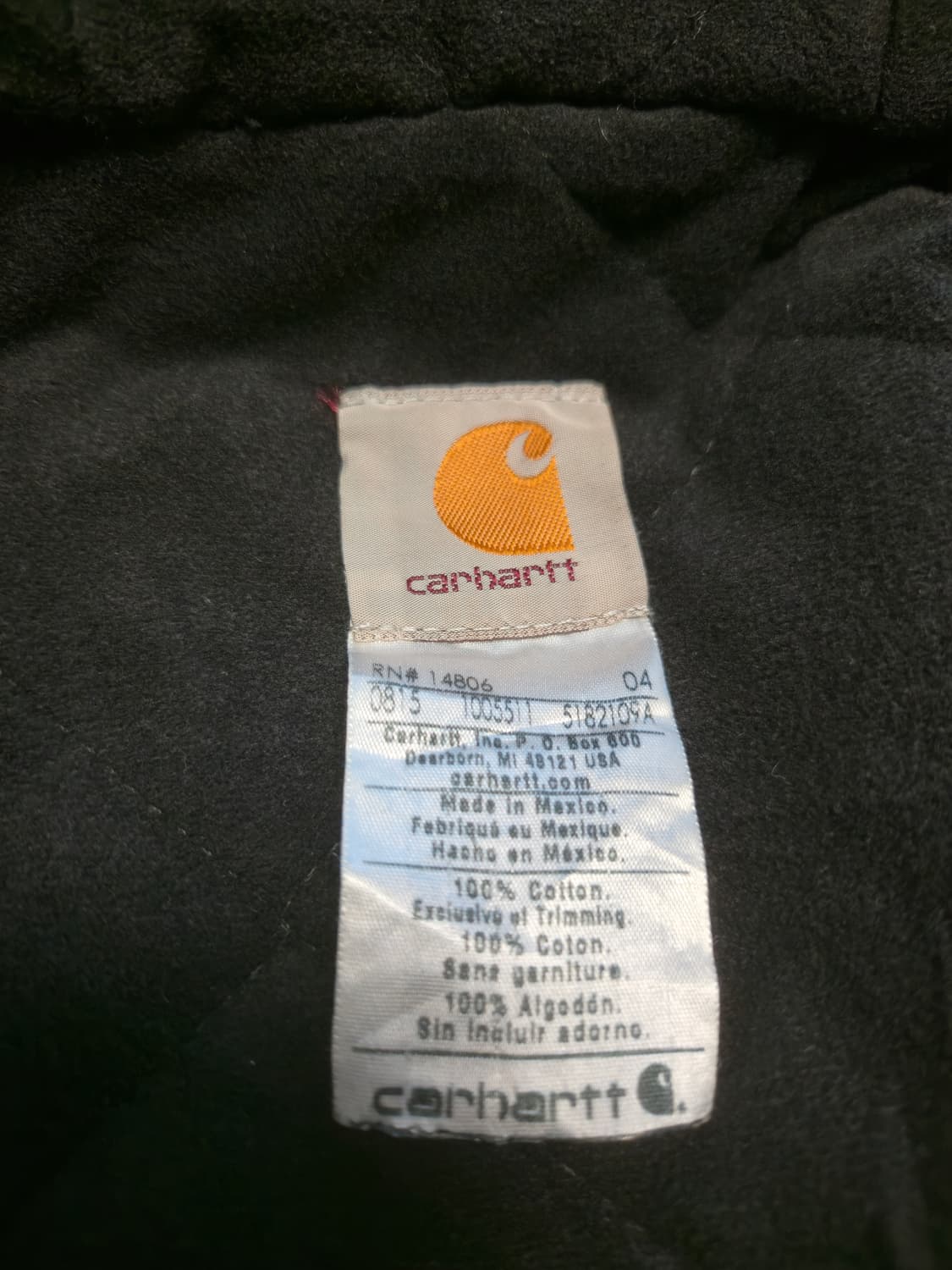 칼하트 액티브 자켓 XL 상품이미지6