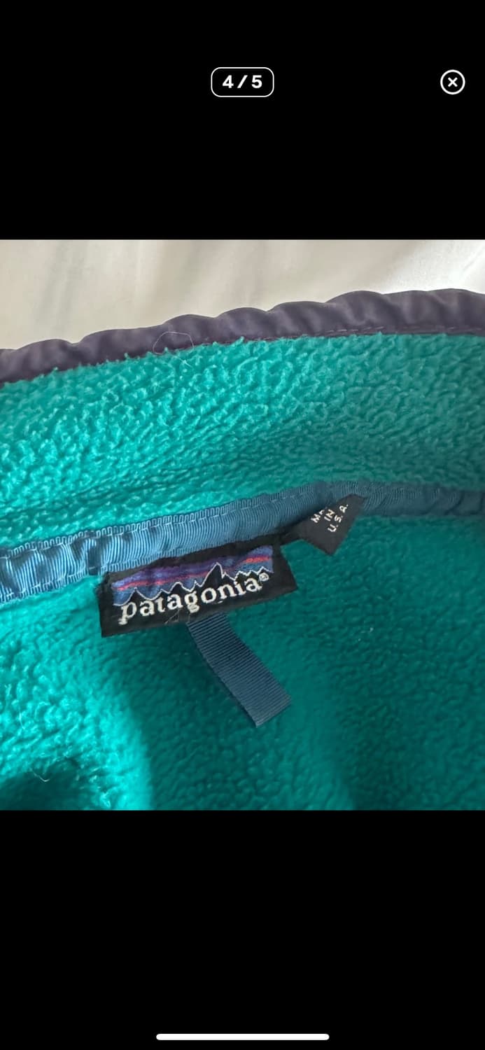 파타고니아 신칠라 90s made in usa 빈티지  상품이미지4