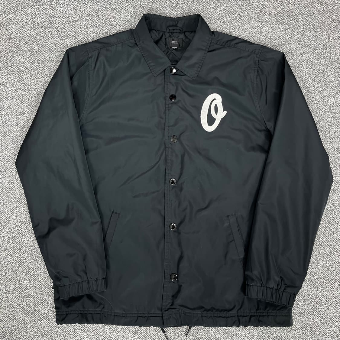 <오베이 백 로고 퀼팅 바람막이 자켓> No.1251 상품이미지4