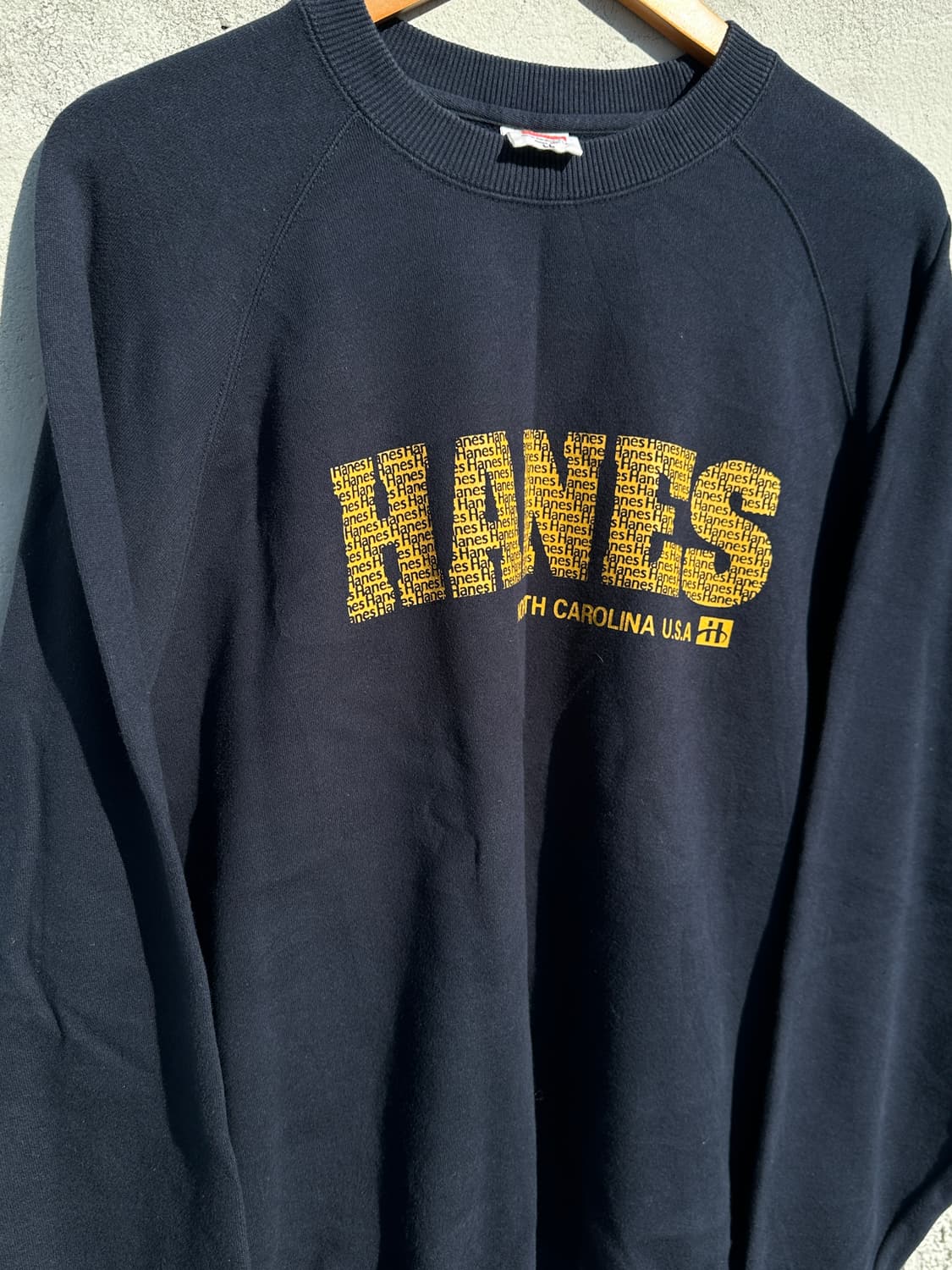 [XL] HANES 헤인즈 로고 맨투맨 스웻셔츠 상품이미지5