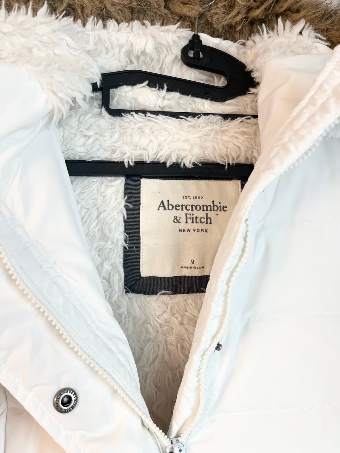 아베크롬비 울프죠 화이트 패딩 (M) 상품이미지6