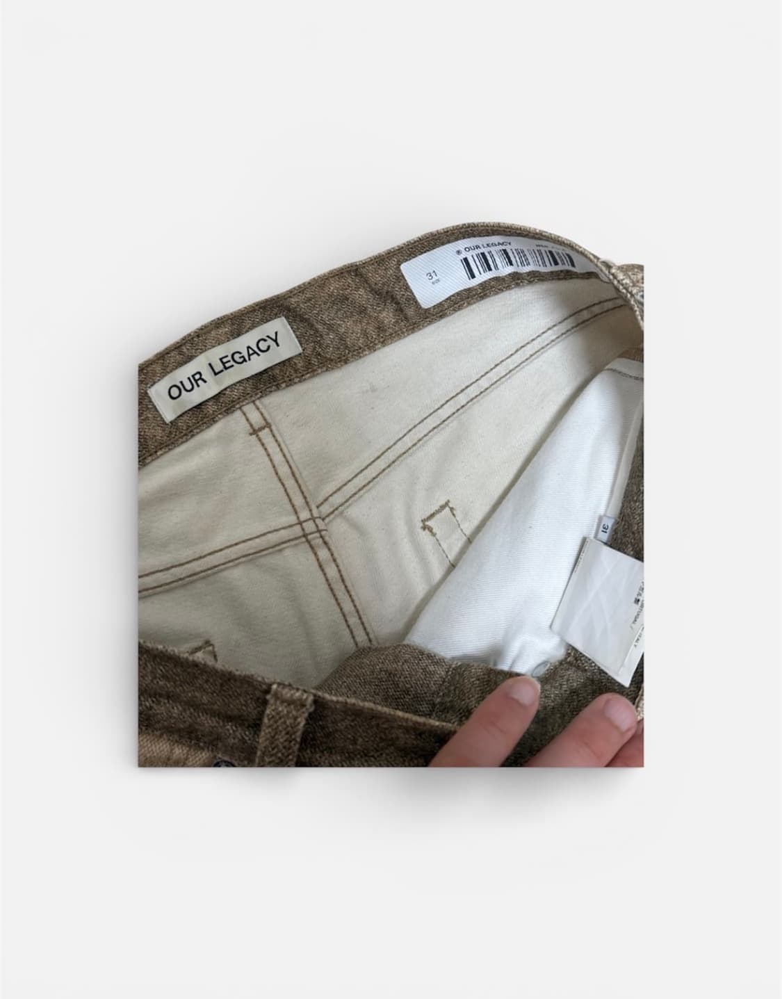 아워레가시 디지털 샌드 데님  31 사이즈 재판매 상품이미지3