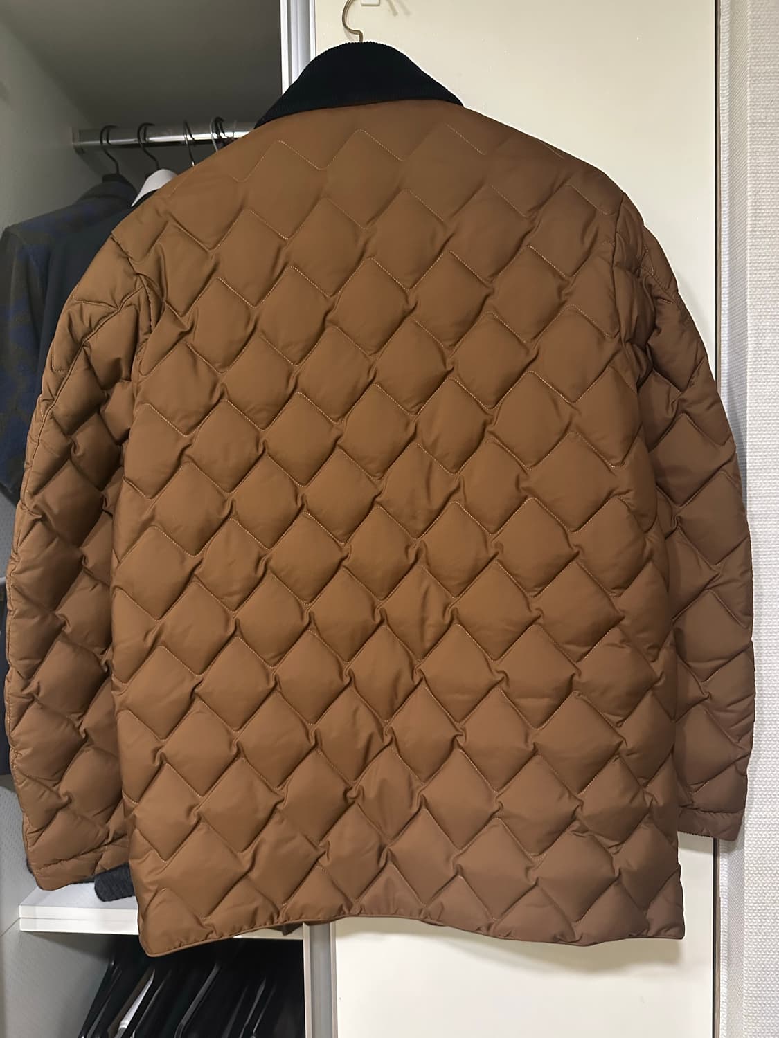 바스통108 퀼팅자켓 브릭 컬러 m 상품이미지2