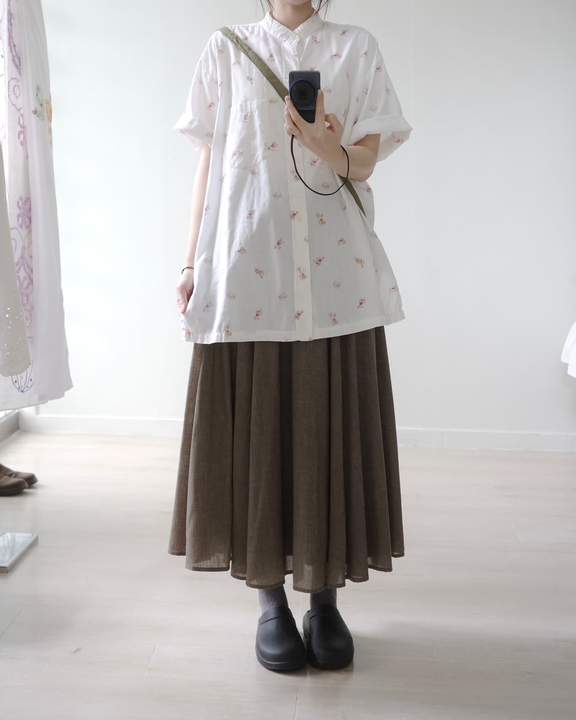 Vintage khaki crossbag 상품이미지6
