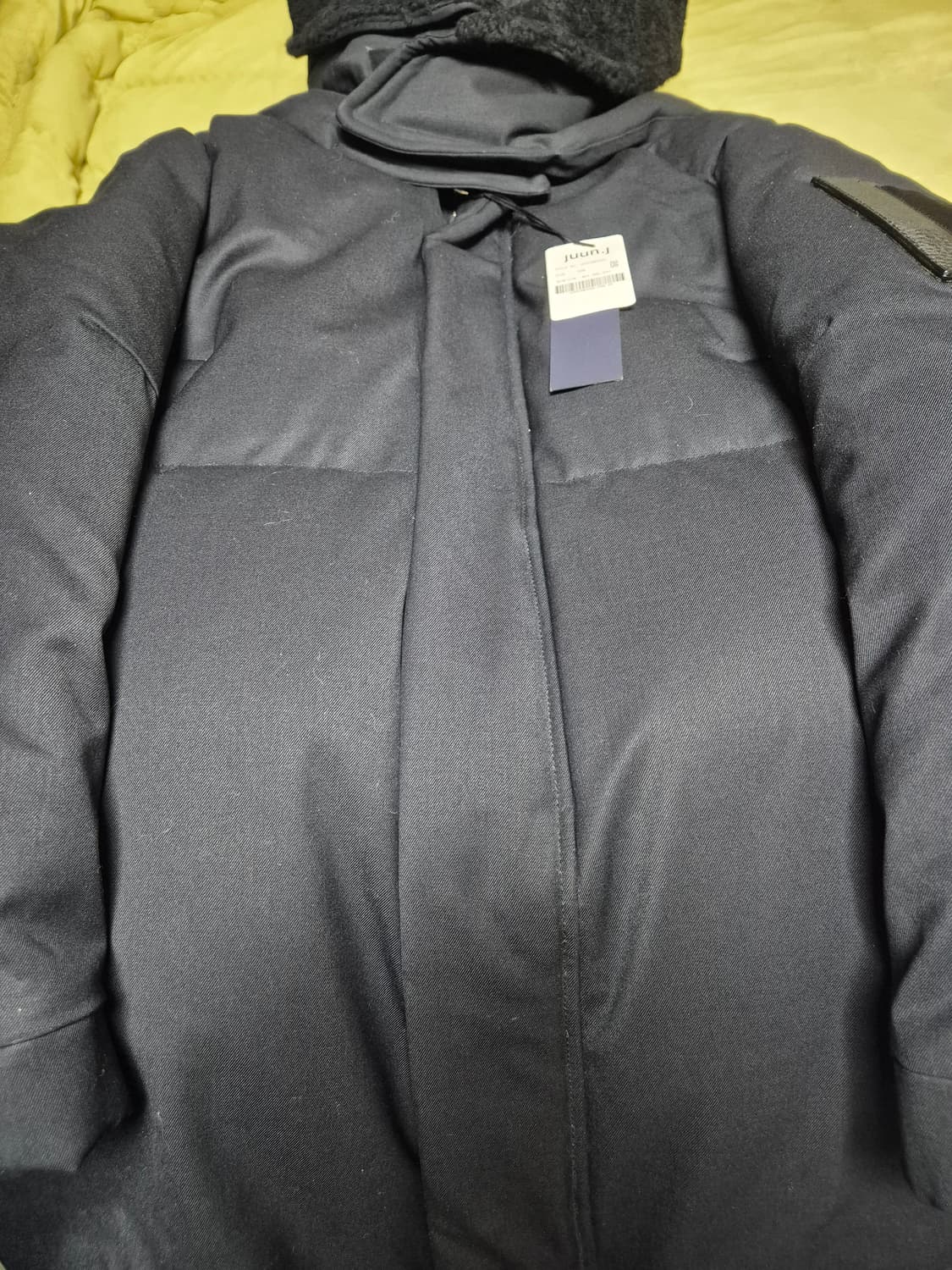 준지 16fw 오버핏 다크네이비 롱패딩 상품이미지9