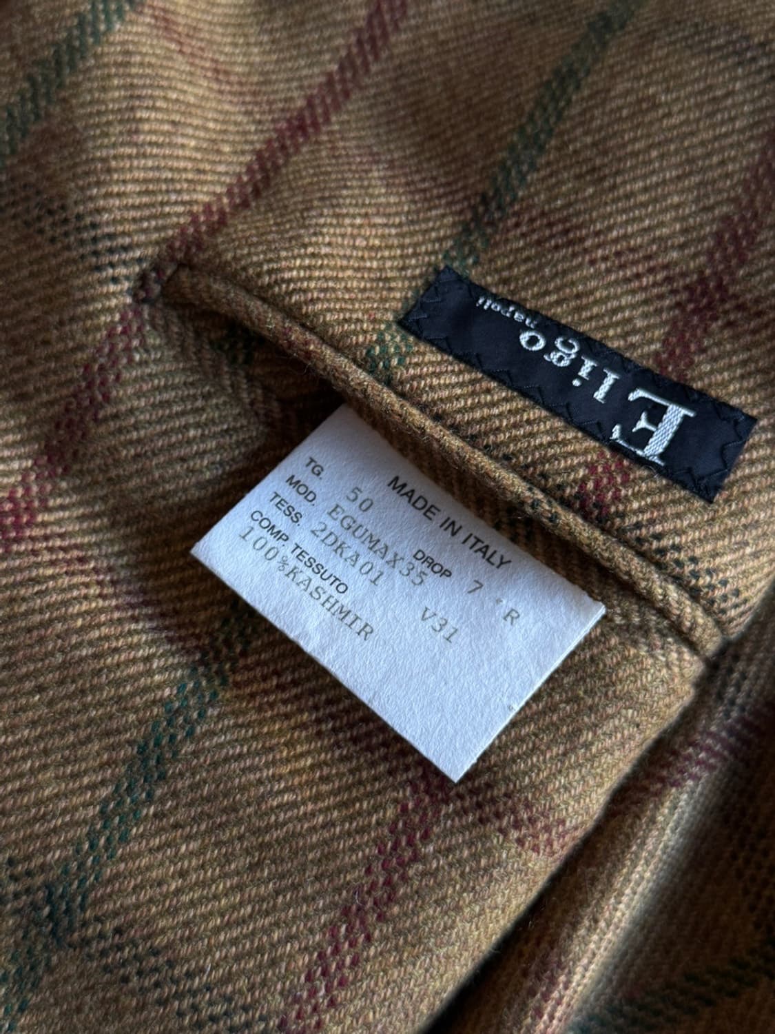 엘리고 캐시미어 테일러드 자켓 100~103 상품이미지7