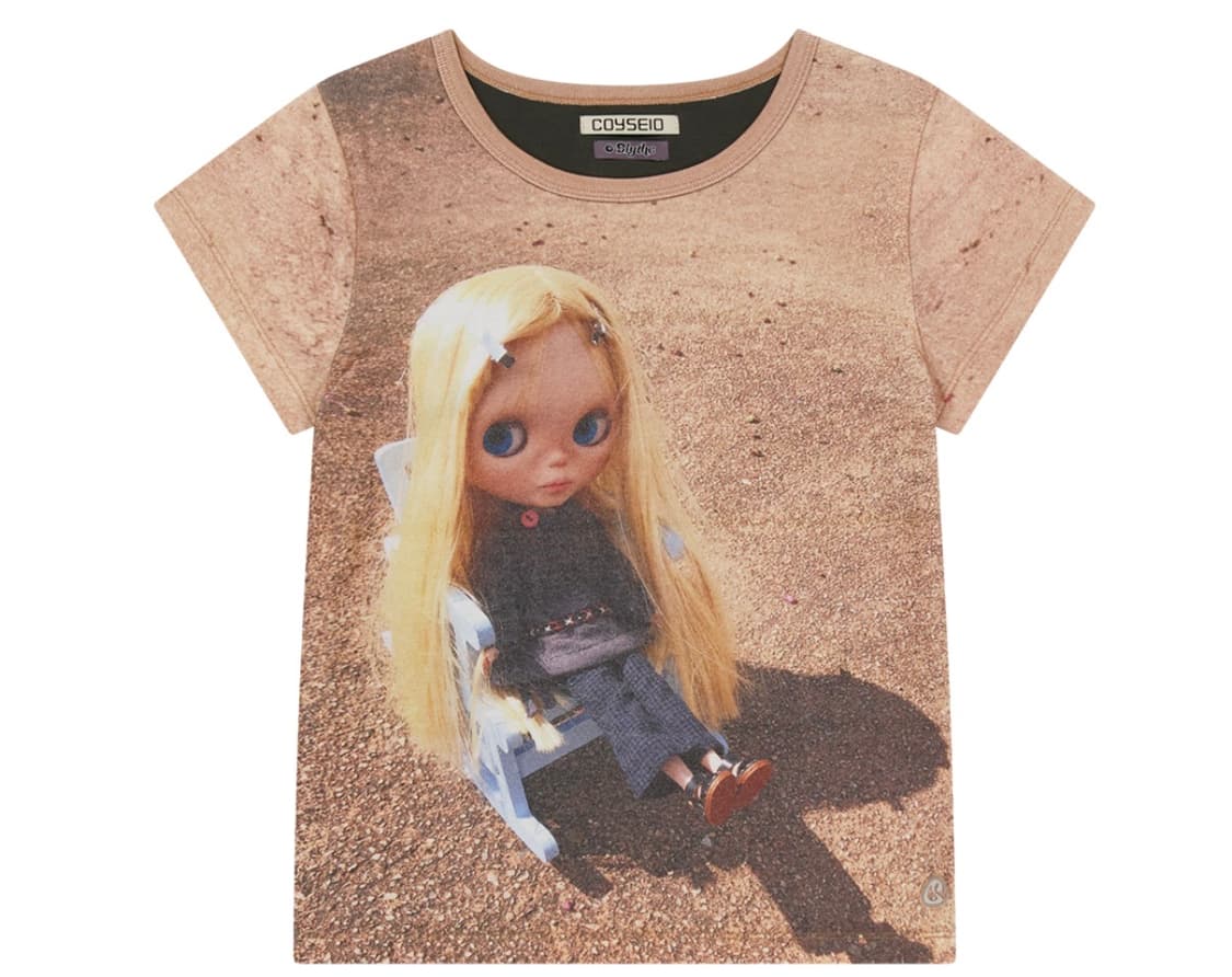 코이세이오 브라이스돌 시닉 그래픽 반팔티 애쉬 브라운 새제품 판매 상품이미지1