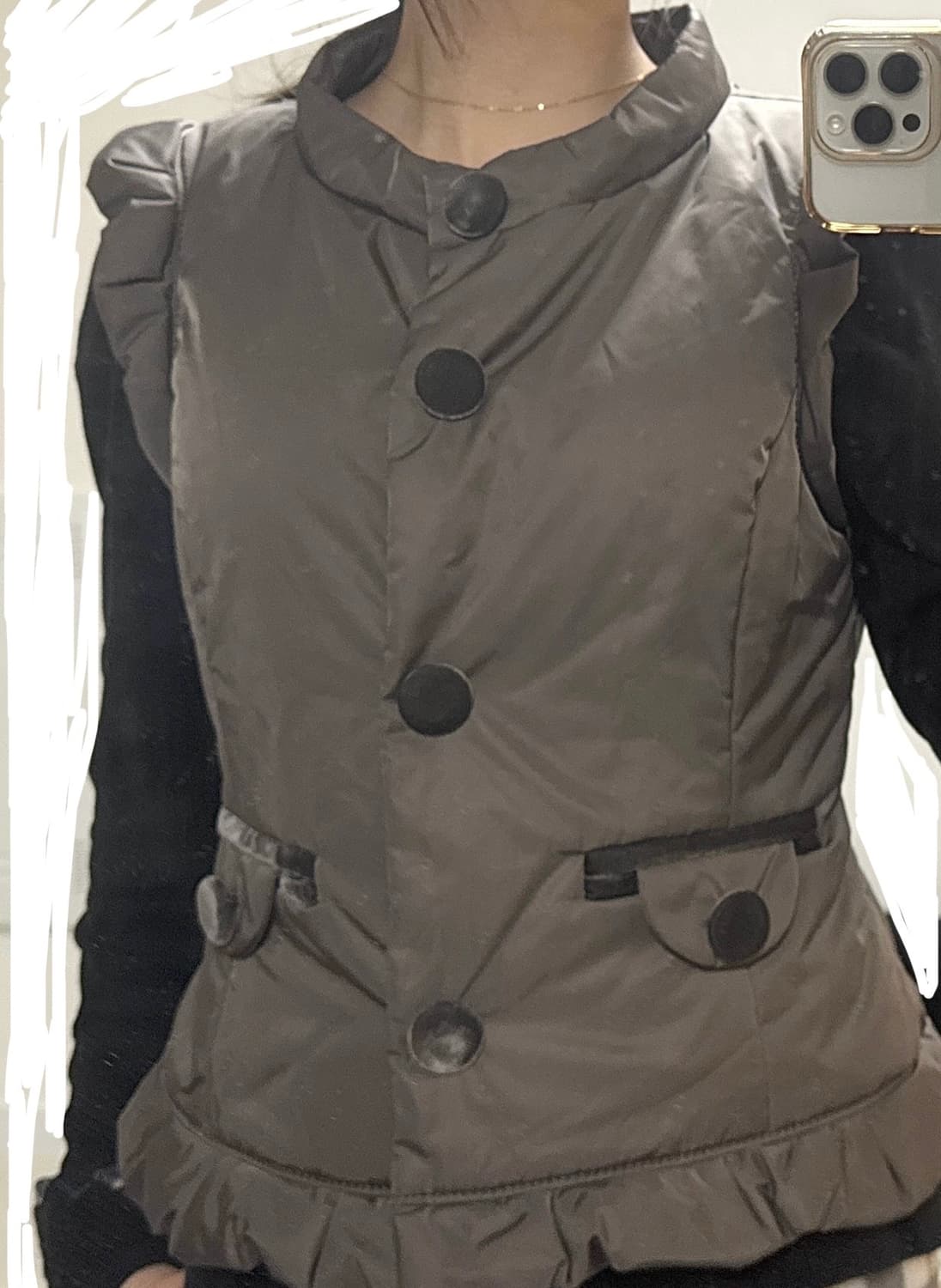 Hanae mori 패딩 베스트 상품이미지2