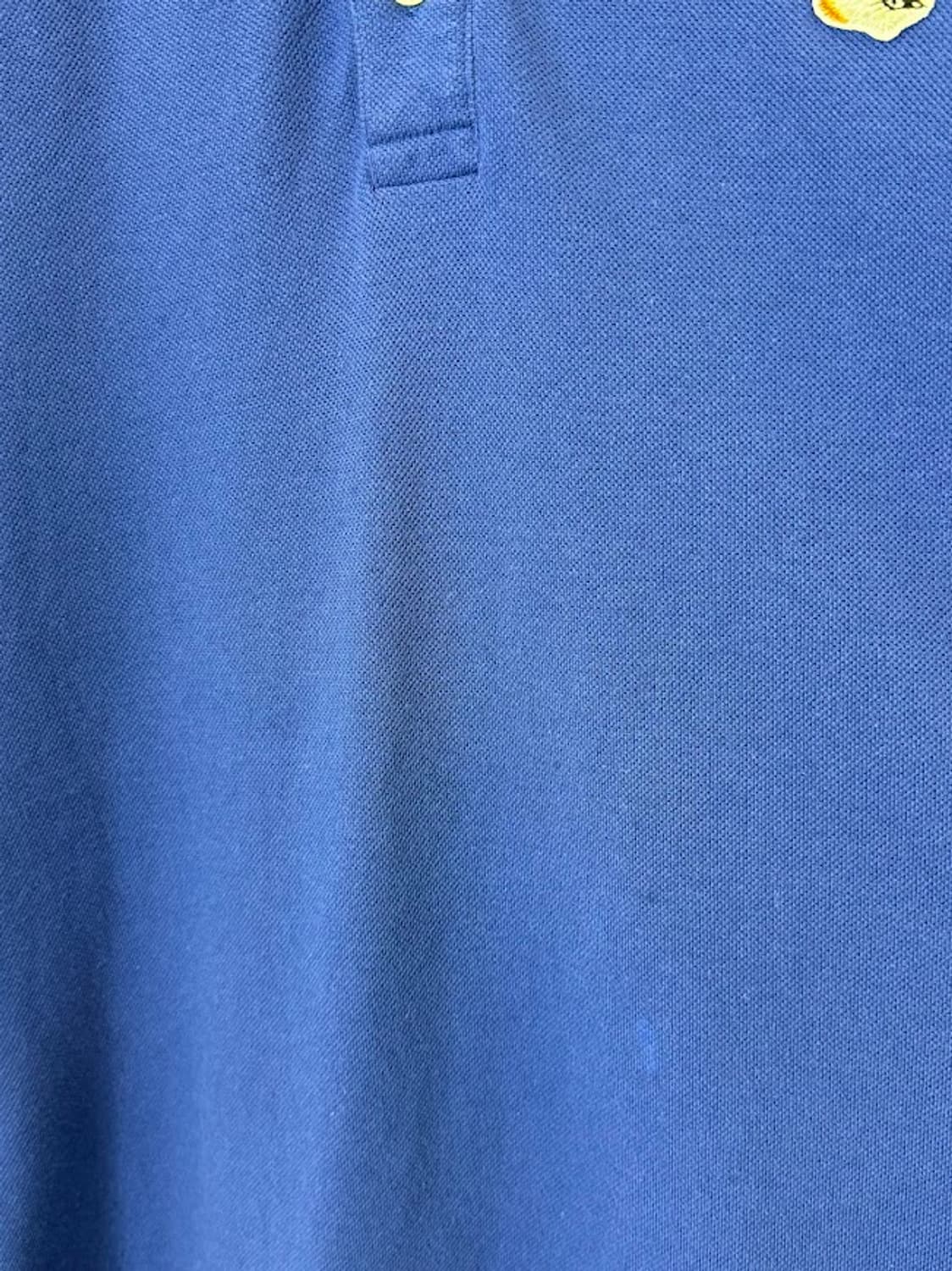 메종키츠네 폭스 카라 반팔티 블루 상품이미지4