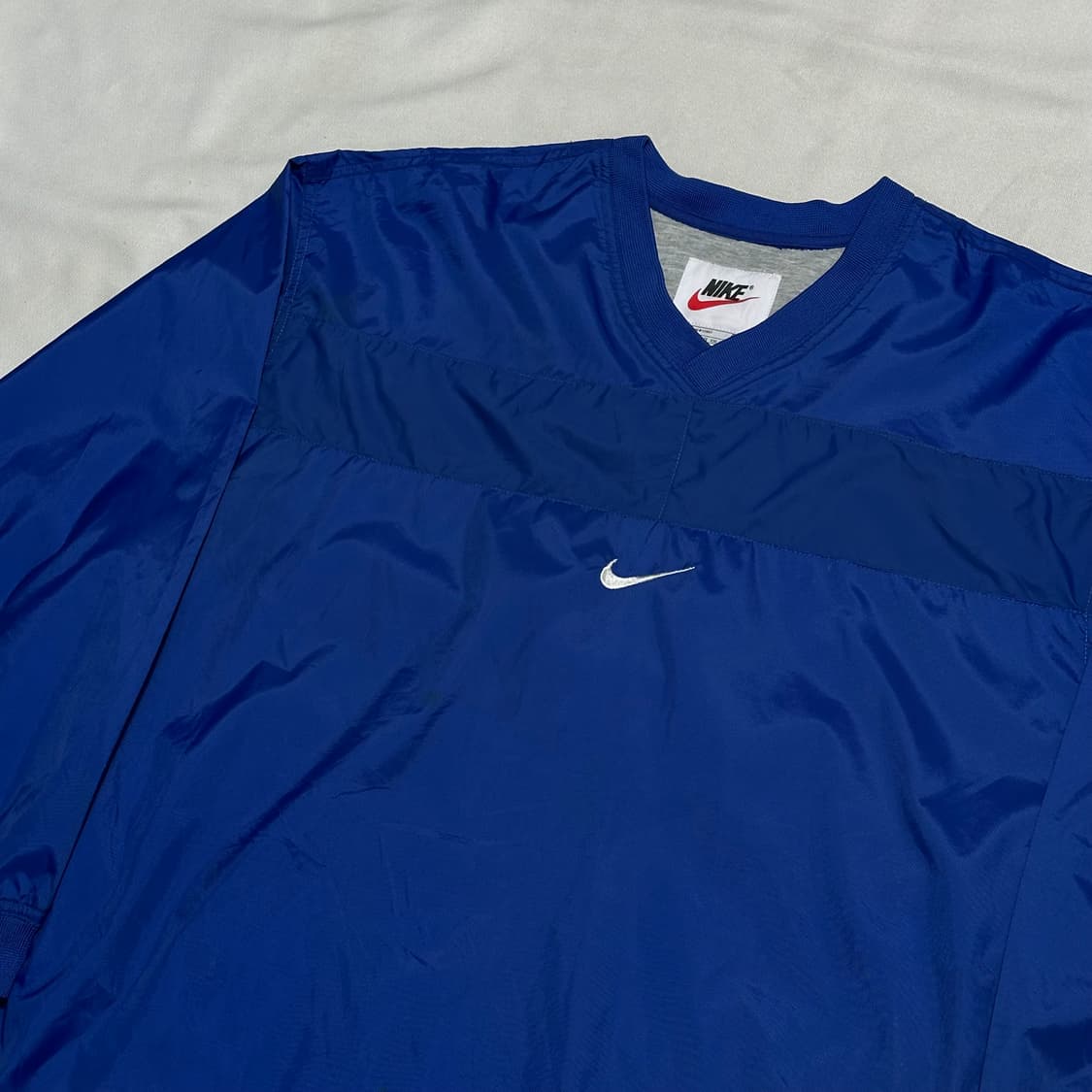 2XL 나이키 브이넥 블루 웜업 상품이미지1
