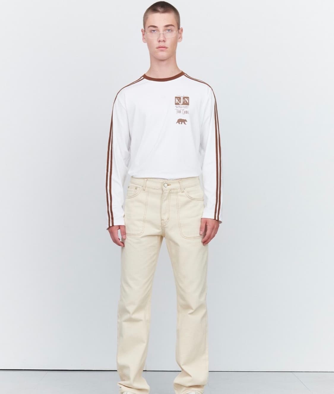 기준 Tour Guide Football 티셔츠 Off-White 상품이미지2