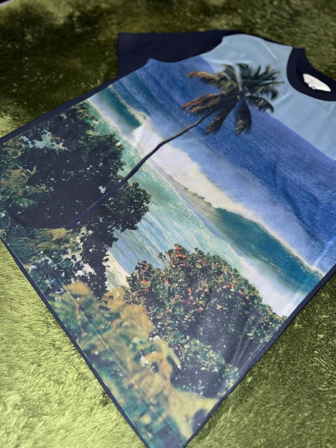 [M] AFTER PRAY 애프터프레이 풀 프린트 메쉬 레이어 티셔츠 상품이미지4