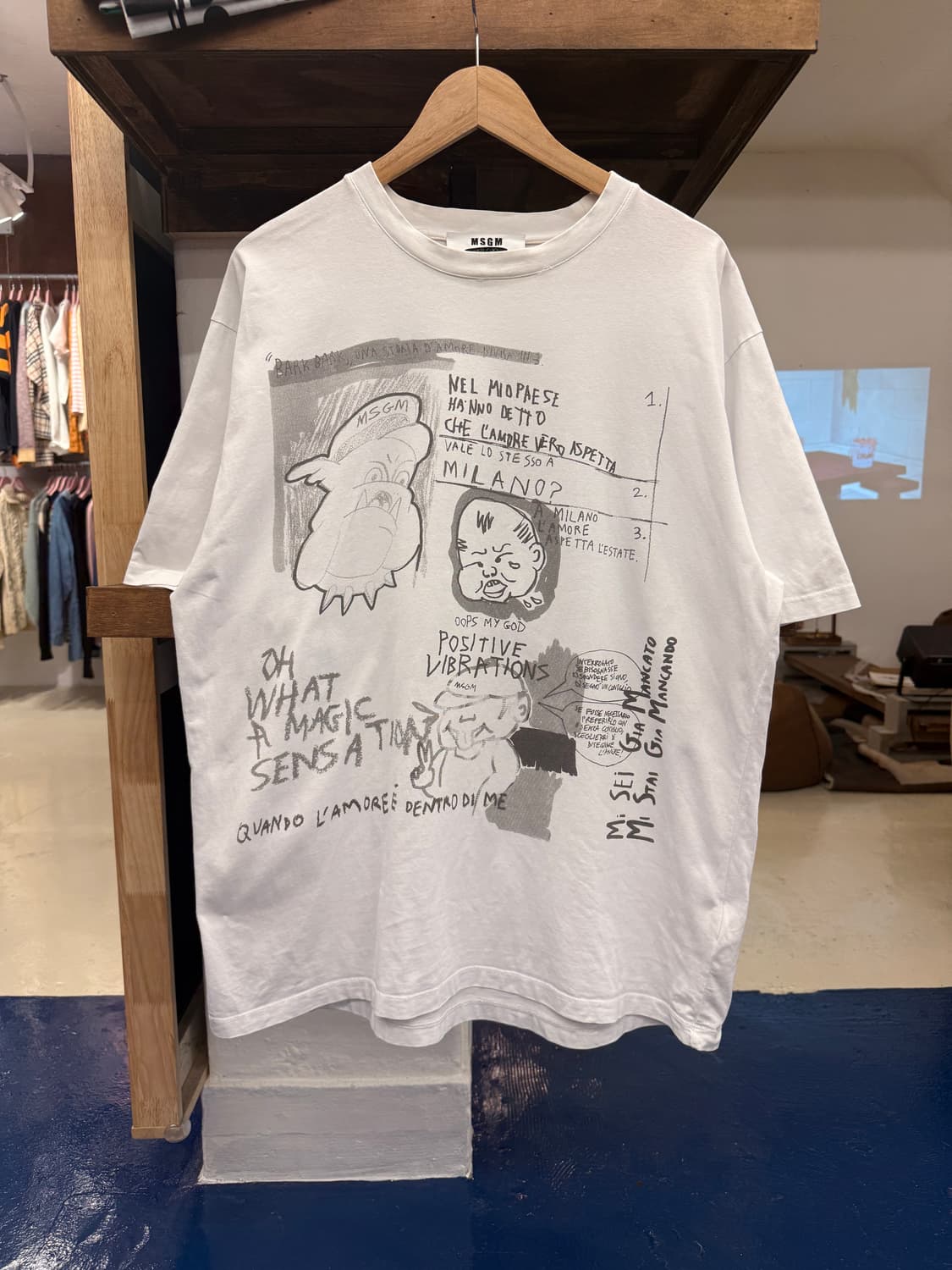 MSGM 올드스쿨 두들 빈팔티 상품이미지3