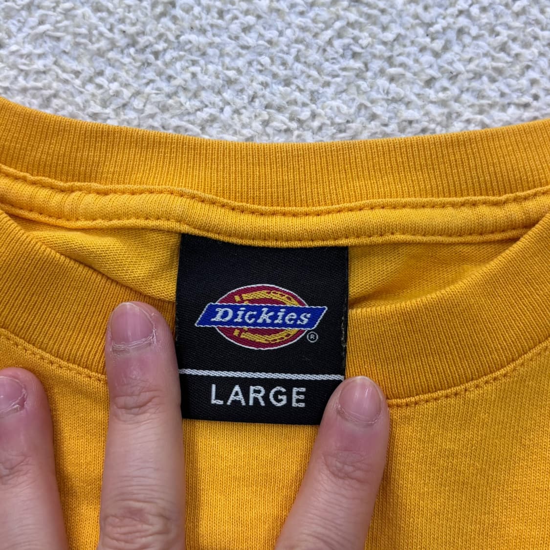 L 디키즈 스몰로고 반팔 티셔츠 0409E 상품이미지3