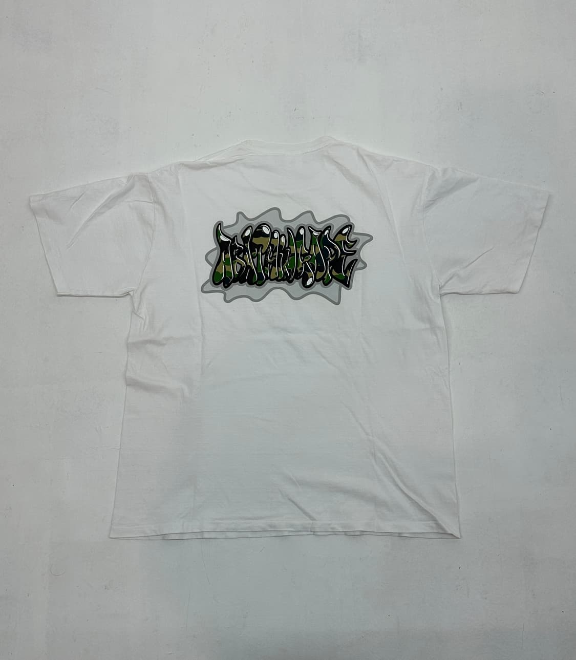 베이프 ABC 카모 스프레이 캔 화이트 티셔츠 상품이미지2