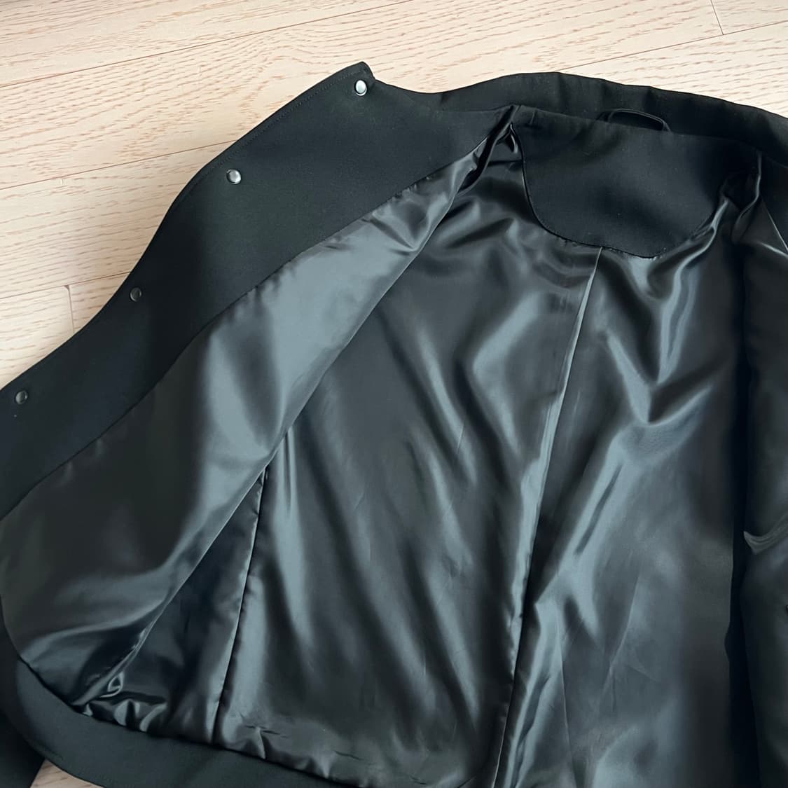 쿠어 미니멀 오버핏 울 자켓 상품이미지3