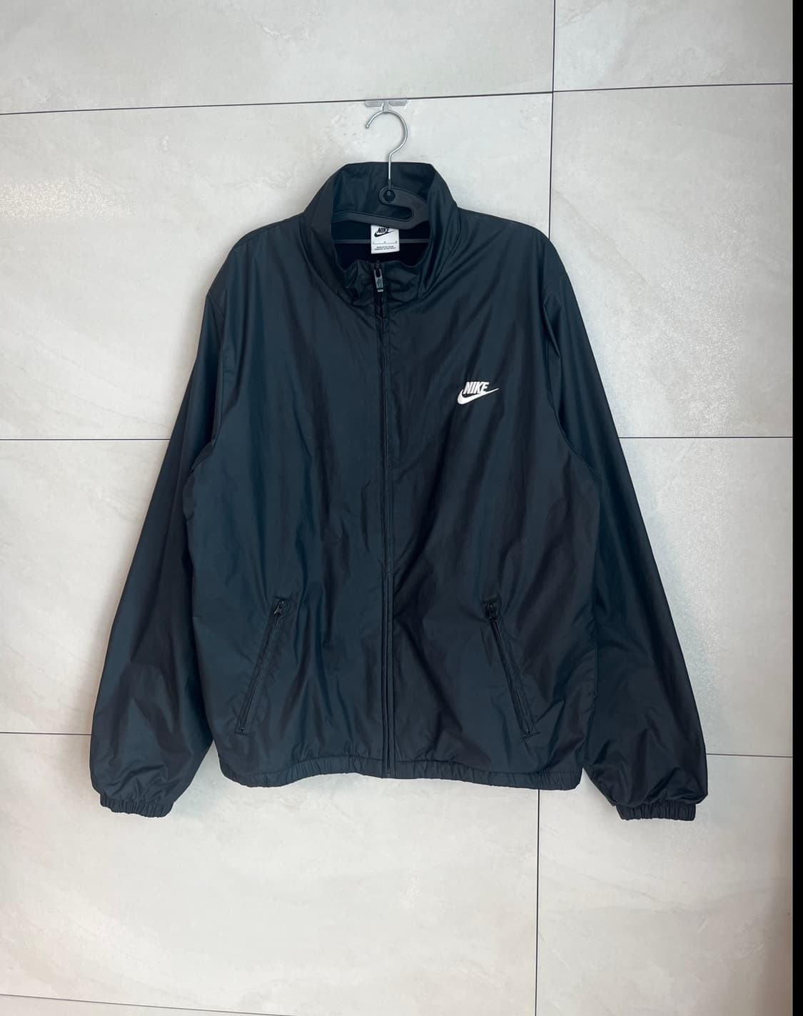 [XL] 나이키 백빅로고 푸추라 우븐 바람막이 블랙 상품이미지3