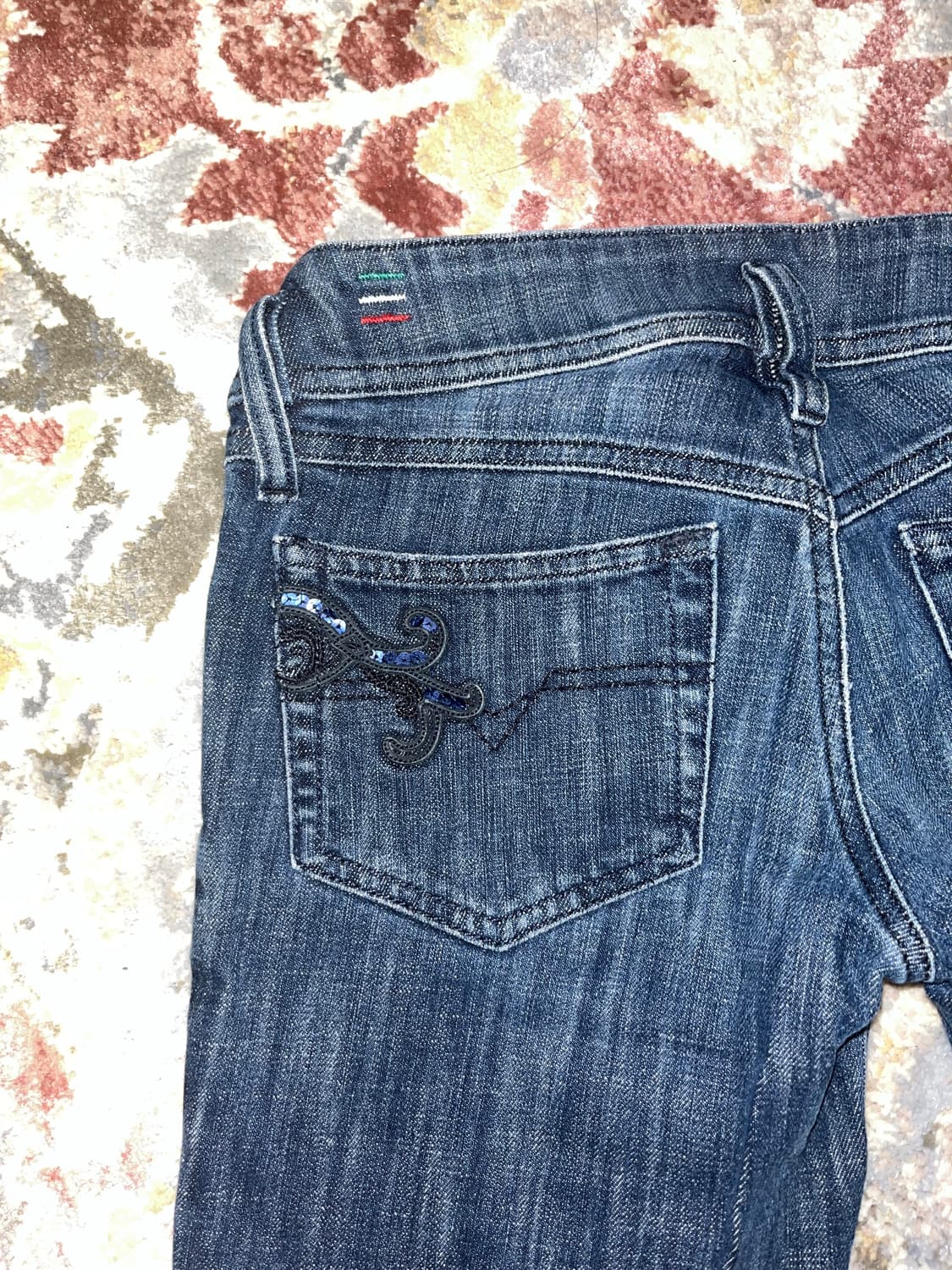 디젤 매틱 로우라이즈 슬림핏 데님진 상품이미지6