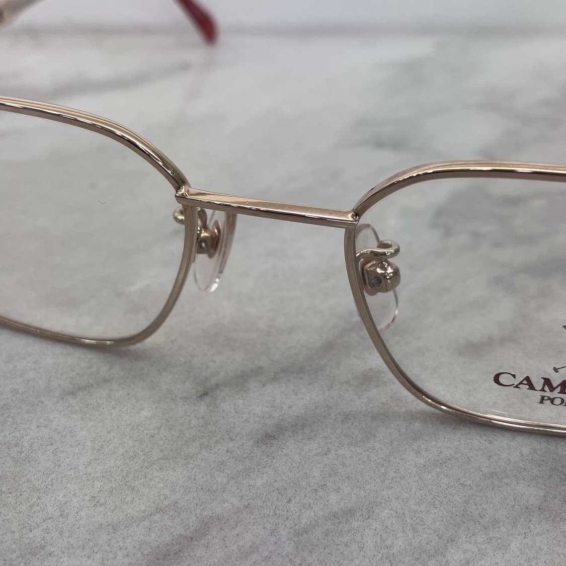 D22 일제 CAMBRIDGE POLO CLUB 골드 웰링턴 메탈테 안경 상품이미지5