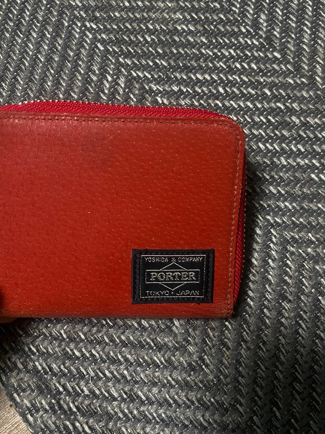 포터 지갑 레드 일본 한정판 상품이미지3