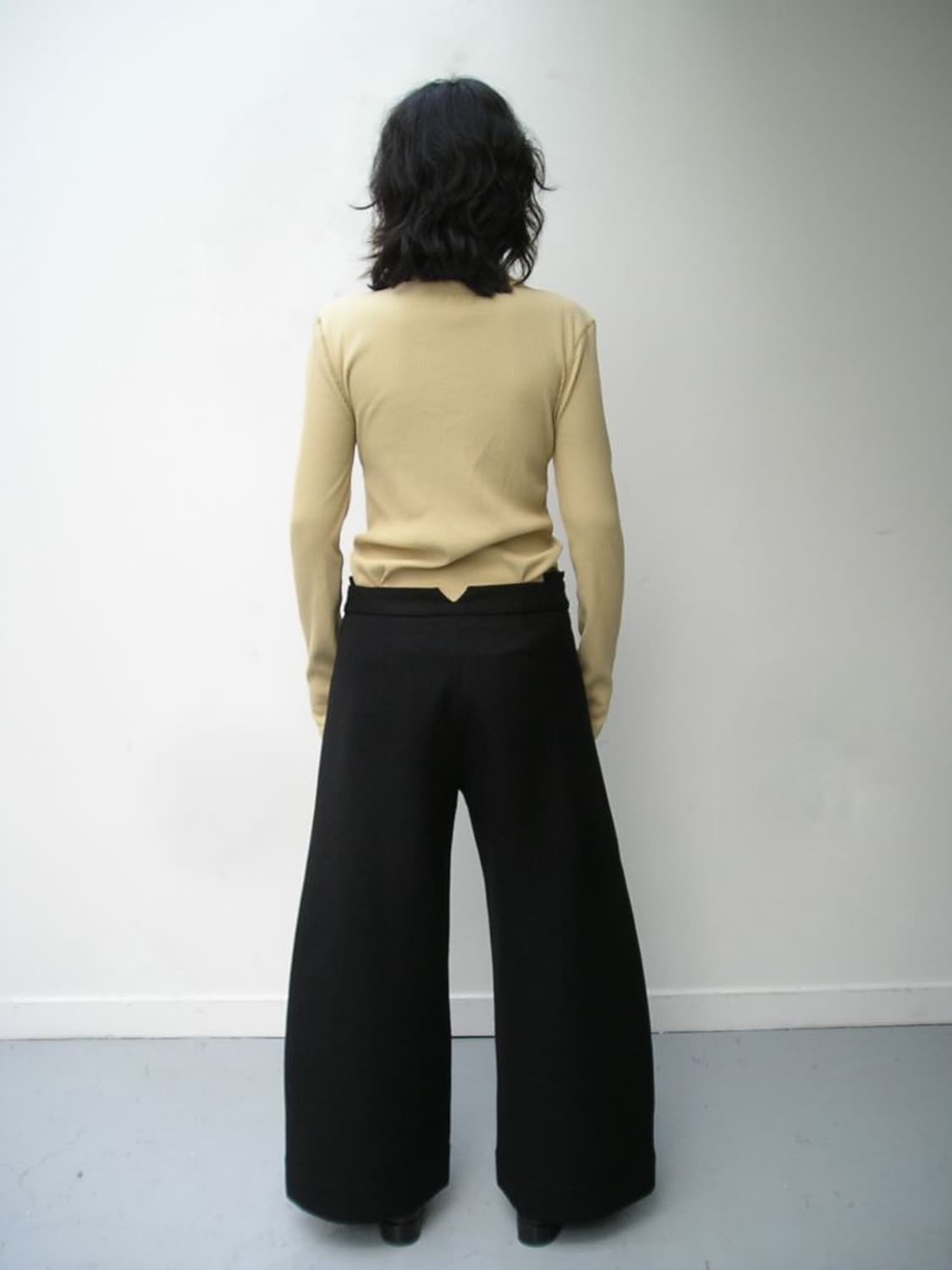 에옹쓰 집 터틀넥 탑 머스타드 새상품 상품이미지2