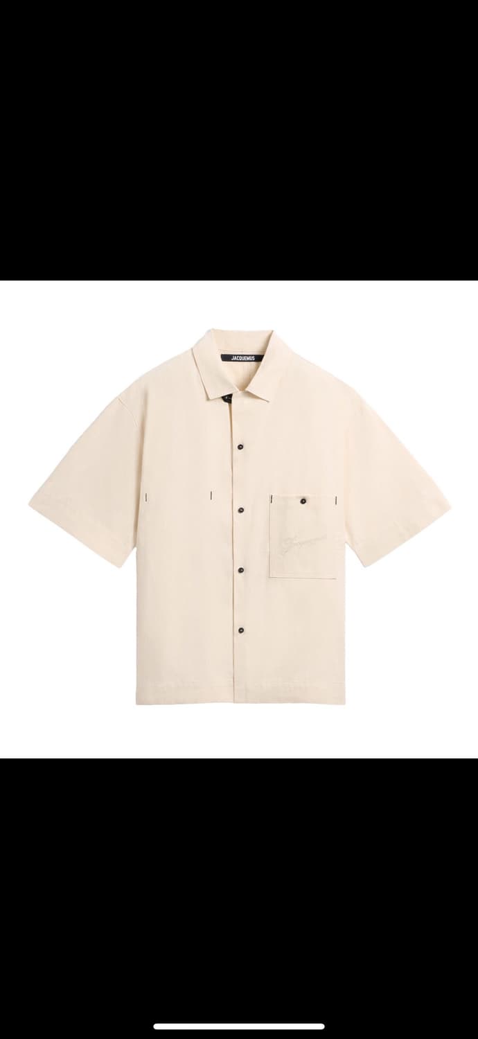 Jacquemus La Chemise De-Nîmes Aloe  상품이미지1
