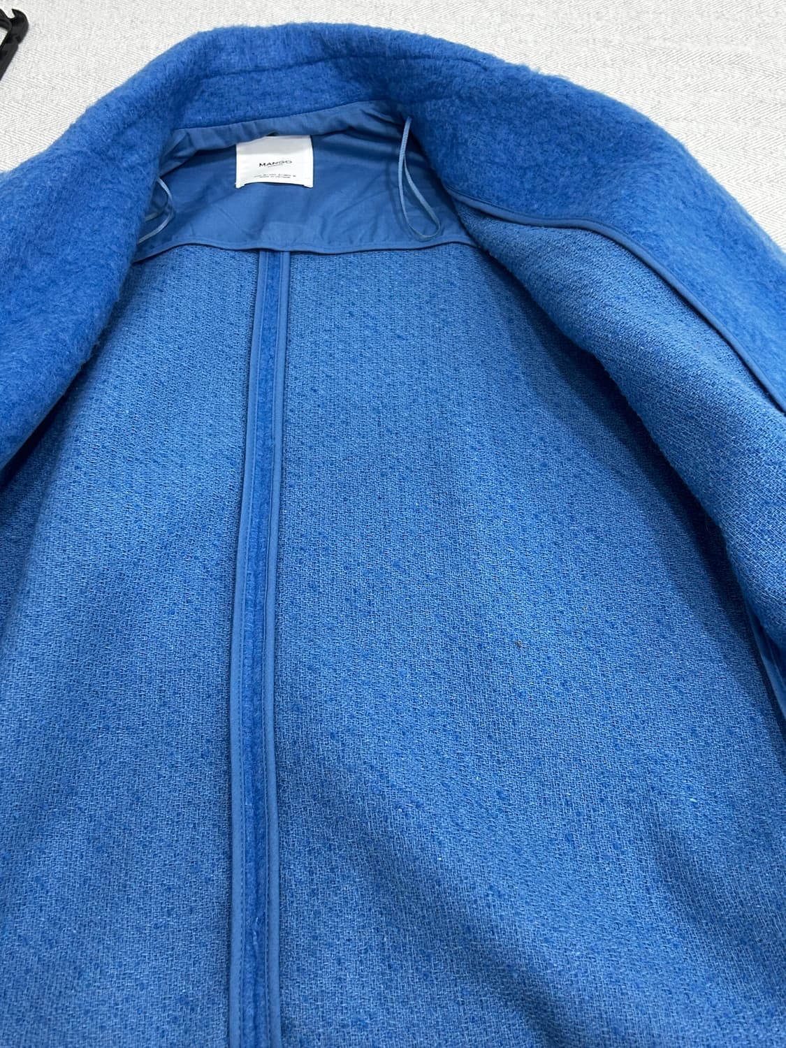 망고 MANGO 부클 코트 M 상품이미지8