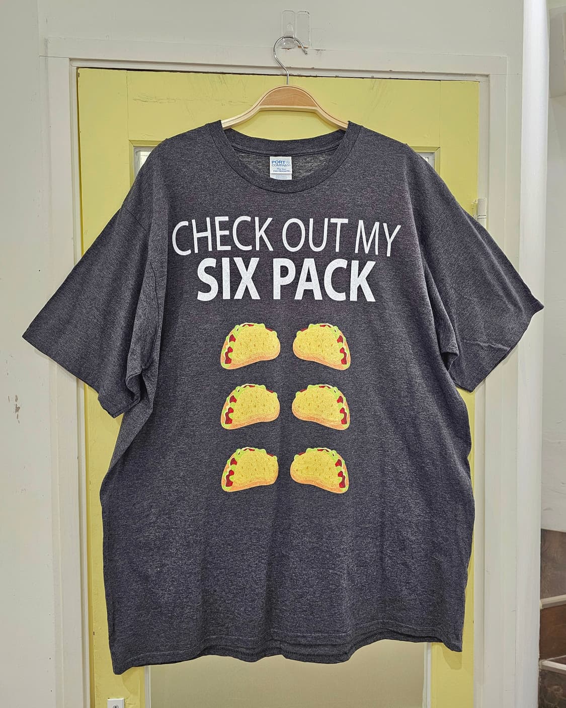 USA Check Out My Six Pack 그레이T 상품이미지1