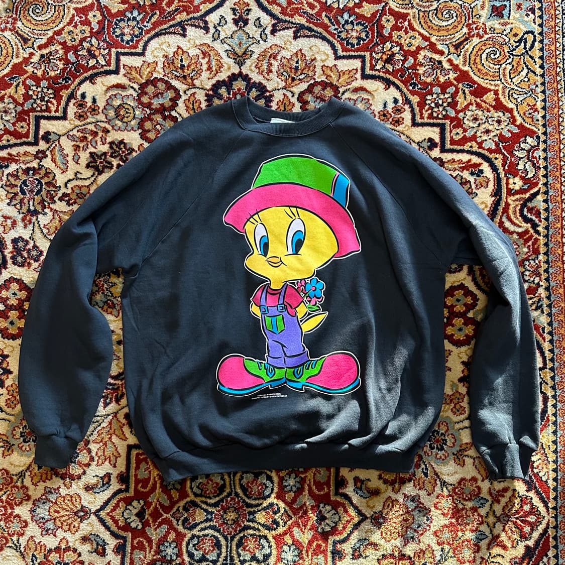 90s 루니툰즈 '힙합 트위티' 50/50 맨투맨 - 3XL 상품이미지9