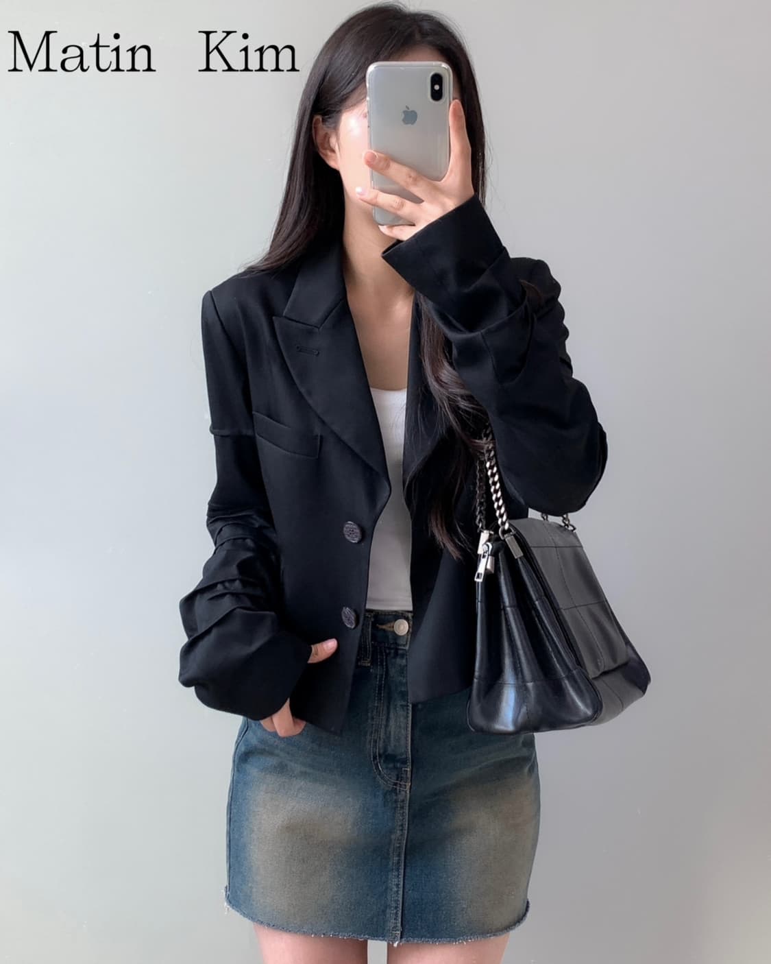 마뗑킴 셔링 블레이저 상품이미지2