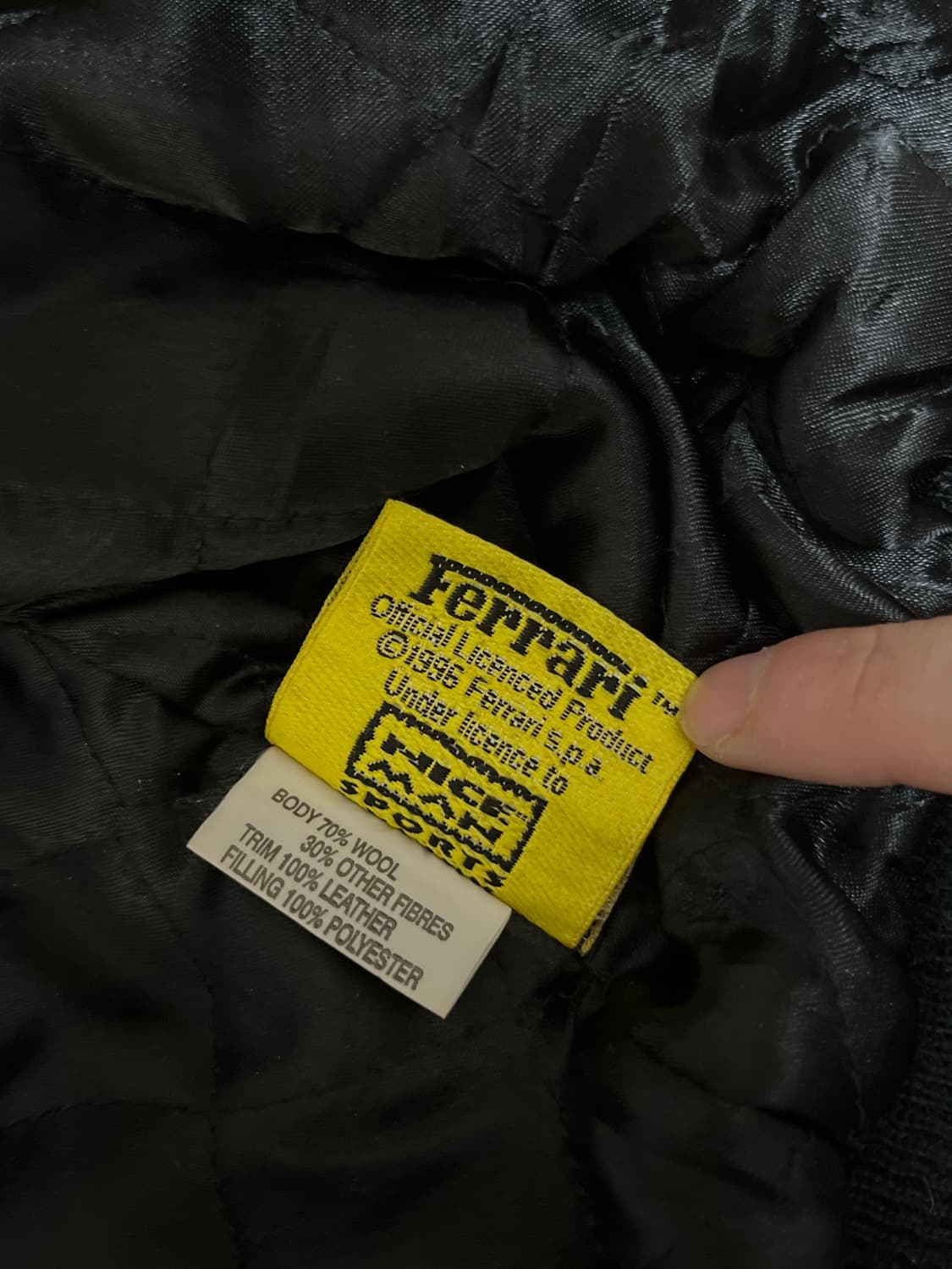 90s ferrari 페라리 울 바시티 자켓 상품이미지5