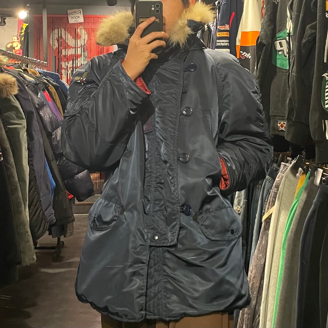 [IM] HOPE MFG 미군 N-3B 네이비 퍼후드 헤비자켓 상품이미지4