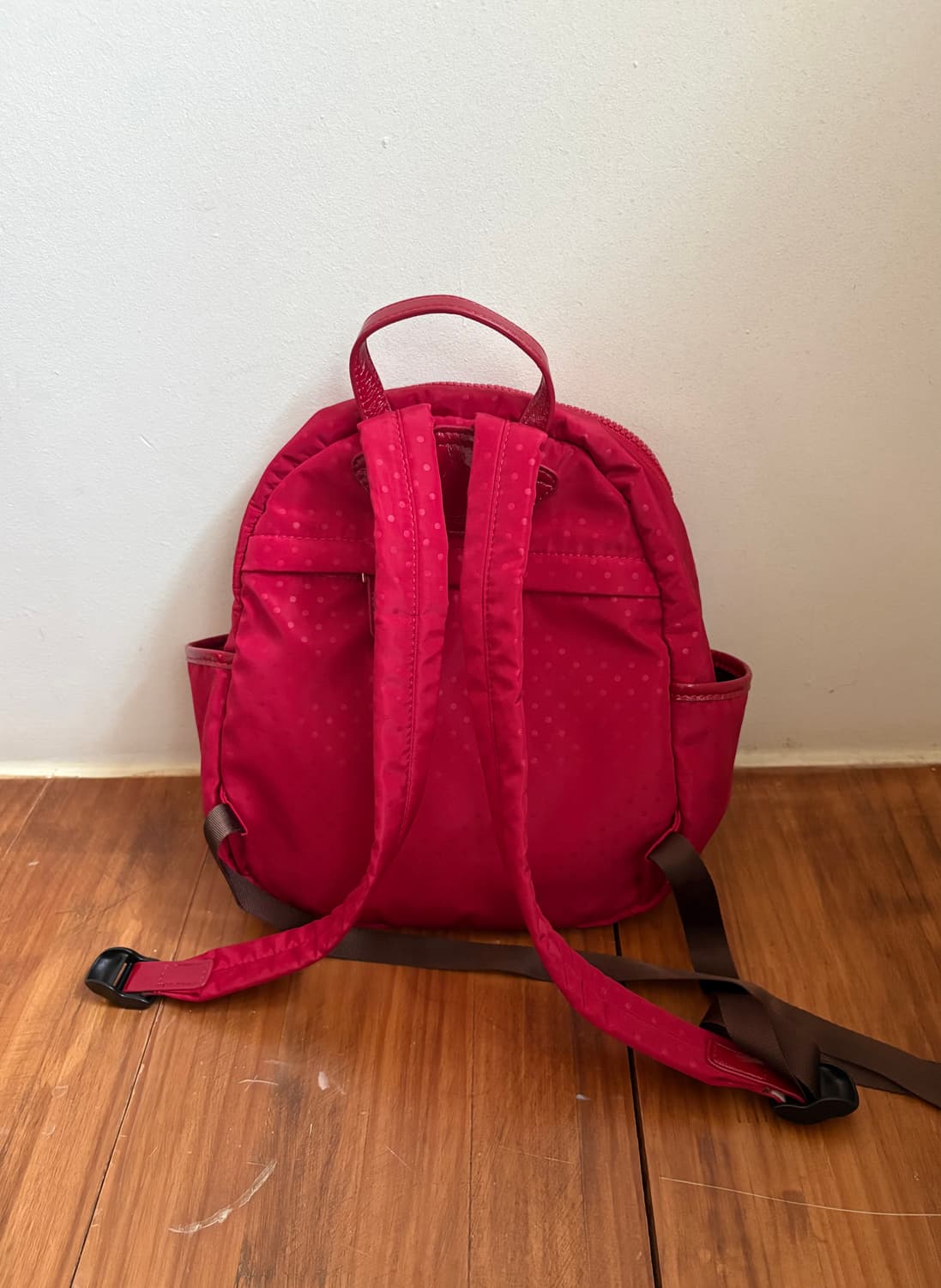 요지야마모토 y‘saccs 레드 백팩 상품이미지2