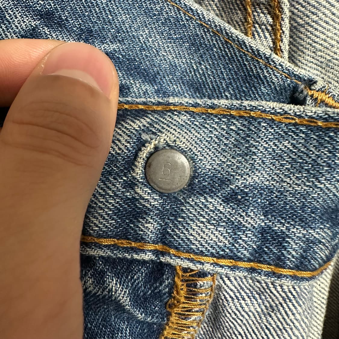 70s 66전기 빈티지 리바이스 501 셀비지 청바지 상품이미지9