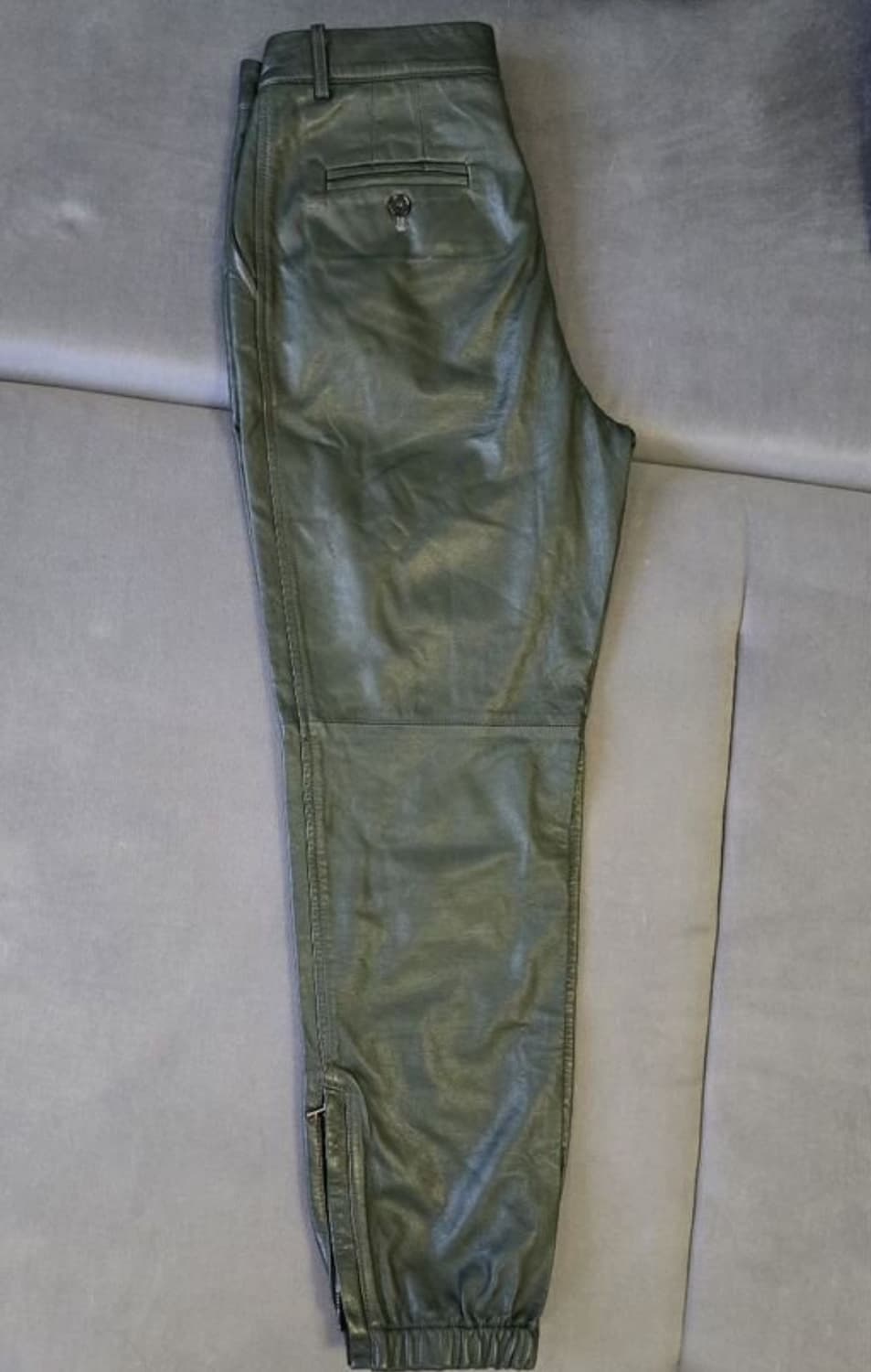 돌체앤가바나 조거팬츠(레더-램스킨)40 사이즈-해외발송 상품이미지1