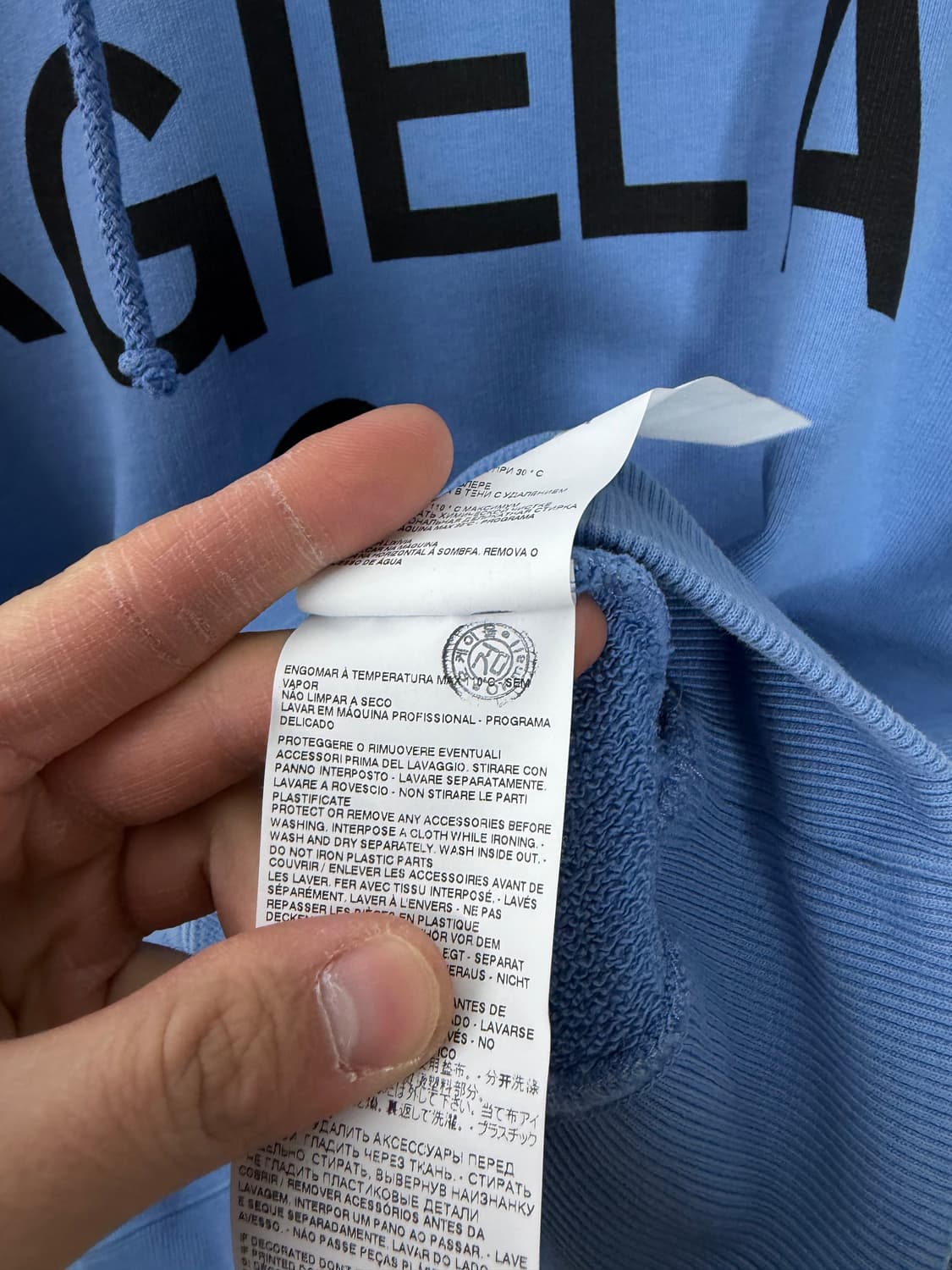 마르지엘라 마르지엘라후드티 mm6  상품이미지3