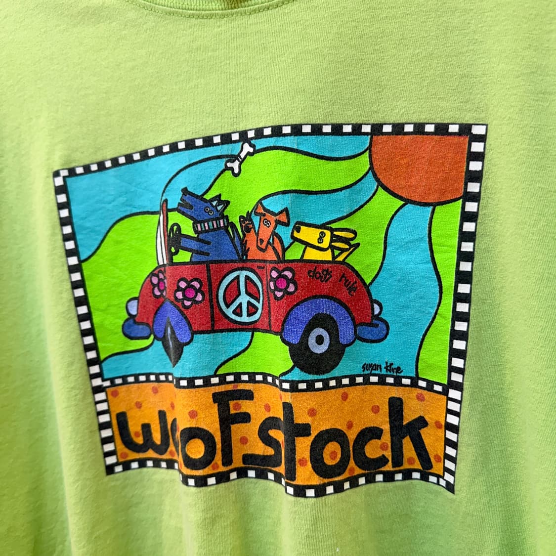  WOOFSTOCK 북미 야외 반려견 반려인 축제 XL 티셔츠 상품이미지2