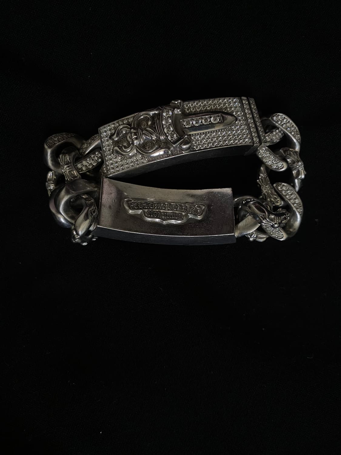 크롬하츠 모이사 풀 파베 대거ID팔찌 상품이미지6