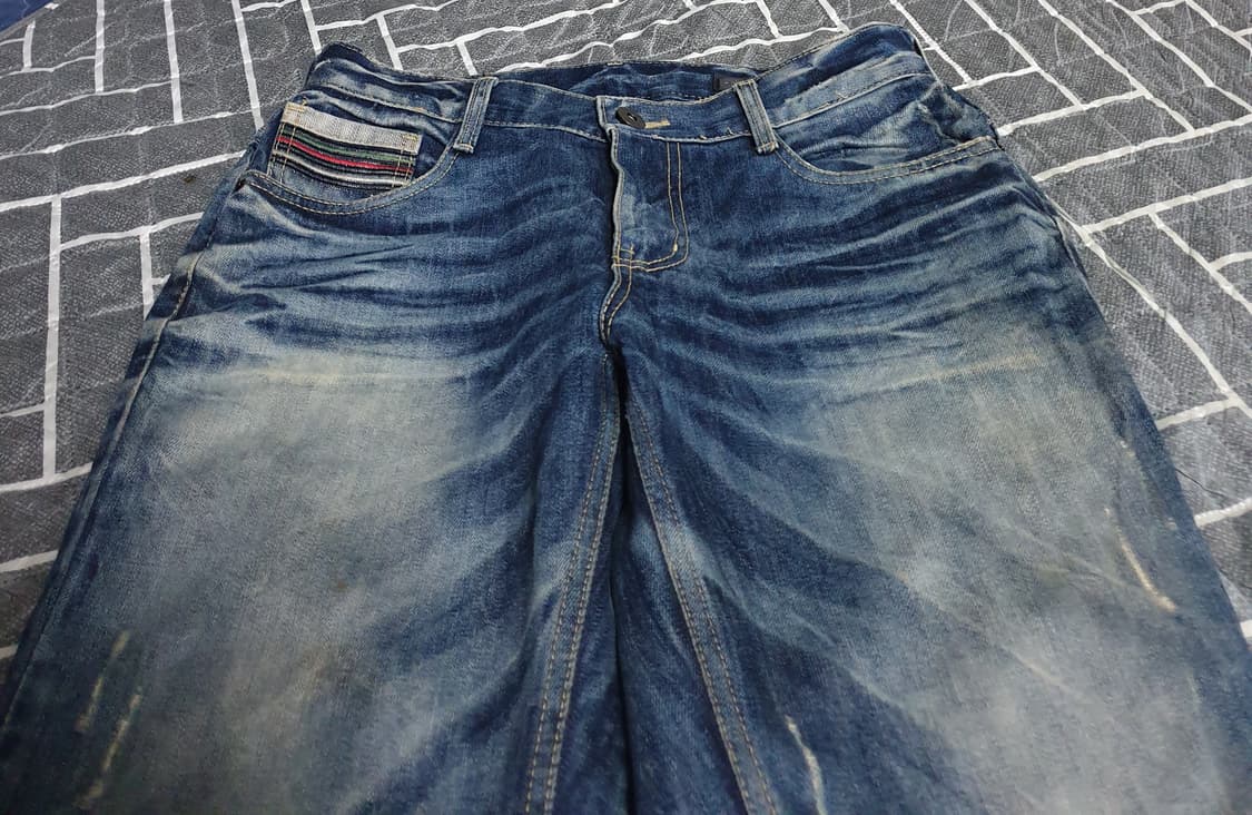 SLACKS데님 디자이너 초판 빈티지 세미와이드 팬츠 (30) 상품이미지2