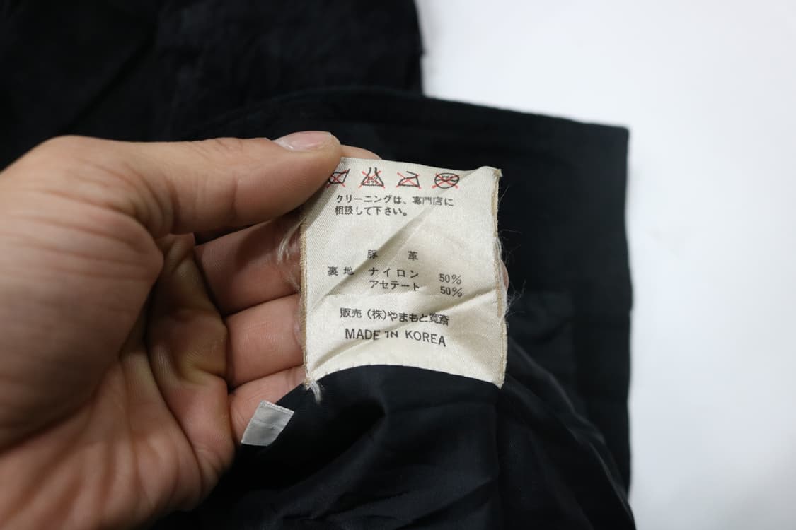 Kansai Man 칸사이맨 빈티지 블랙 돈피 스웨이드 레더 자켓 상품이미지9