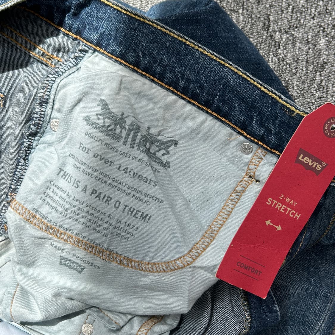 리바이스 514 스트레이트 데님 팬츠 상품이미지7